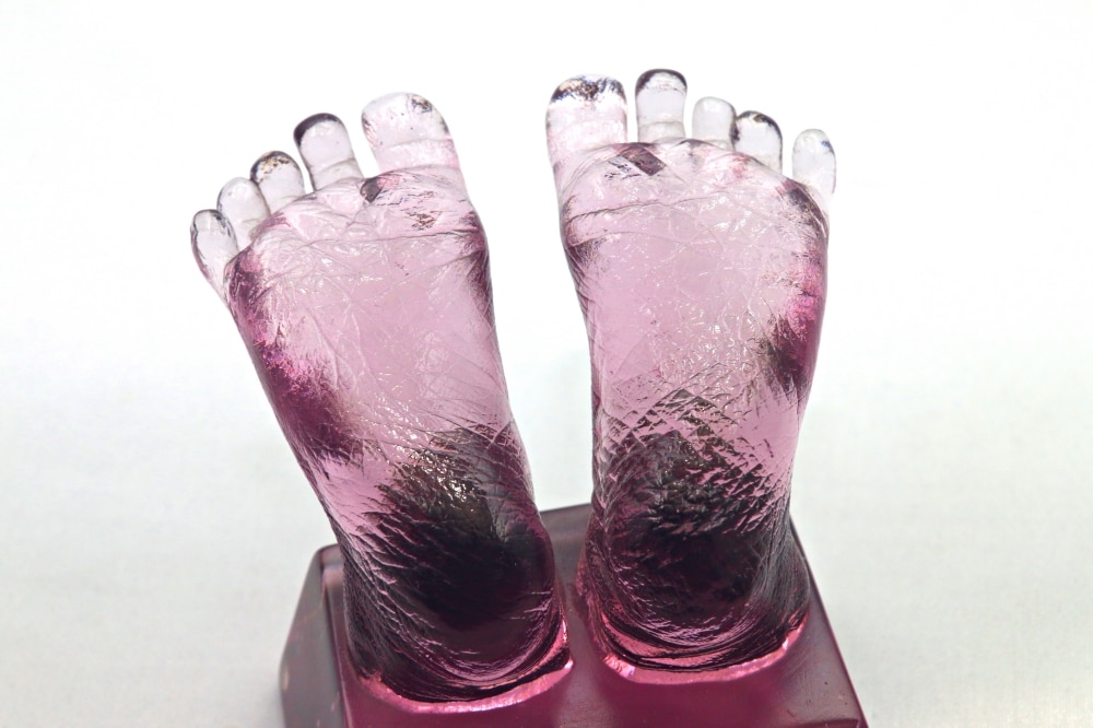 客製化彌月禮：琉璃腳模系列