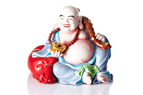 【乾唐軒/乾唐彩】彌勒佛 (高彩 / 附木座)