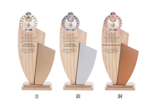 【限量】木質金屬合成石獎盃（FCPOA001）
