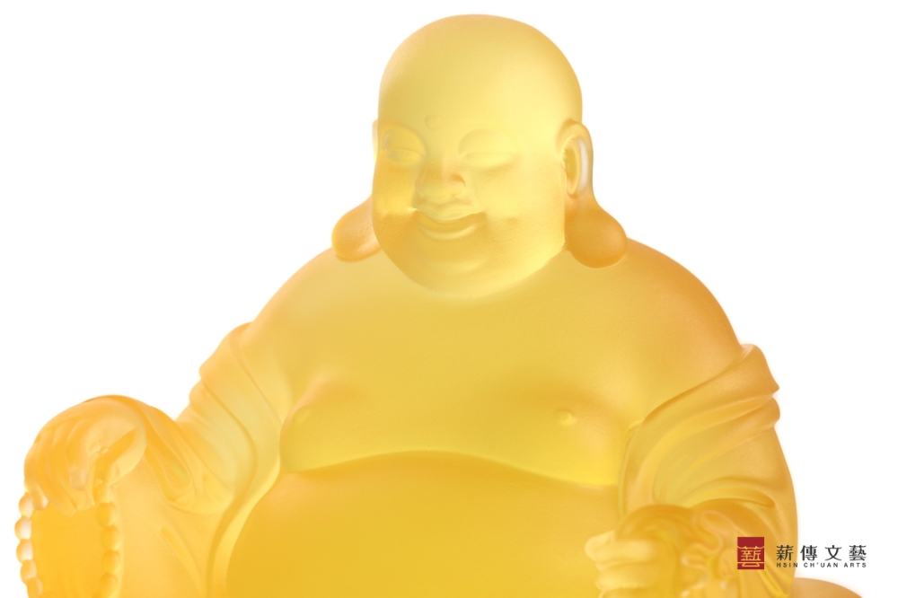 喜樂圓滿彌勒佛 4 (琉璃佛像)喜樂圓滿彌勒佛