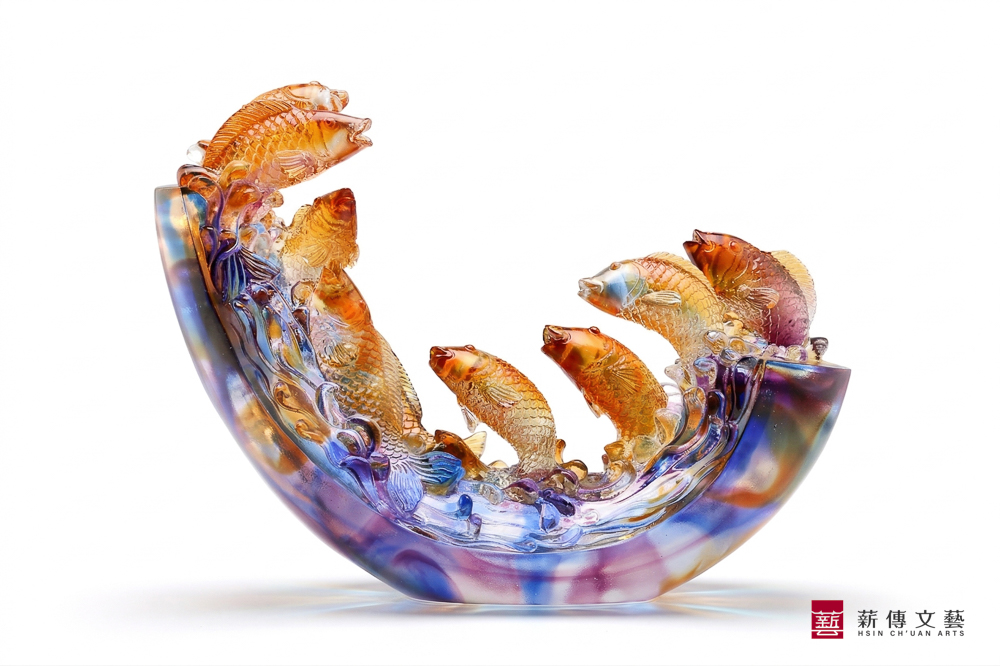 魚躍龍門（大）
